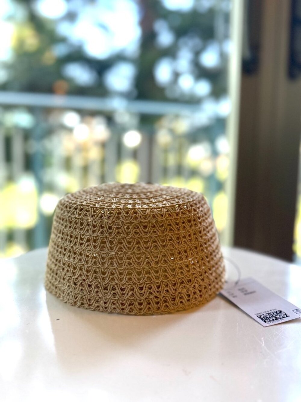 Minimalist Woven Straw Vacation Hat Beige | Resort Aesthetic | NWT |straw fez